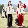 女童春装套装2024新款儿童洋气时髦女孩春秋款运动休闲春季三件套 商品缩略图0
