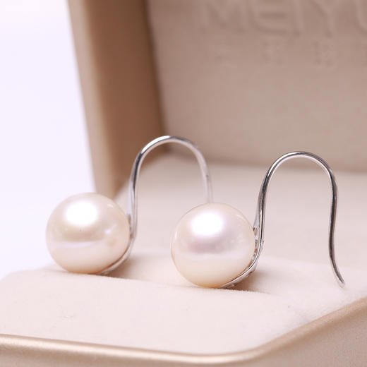 美裕 925银淡水珍珠耳钉 11-12mm 106702Z 商品图1