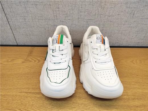 豪行春季新款22151020真皮时尚运动休闲中跟女鞋单鞋专柜正品 商品图2