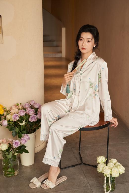 【江南禾】新款春夏国风新中式长袖休闲家居服 商品图4