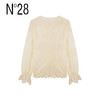 【破价】N°28【眼睫毛衬衫】百搭花边长袖衬衫正肩显瘦上衣9A11S008 商品缩略图2