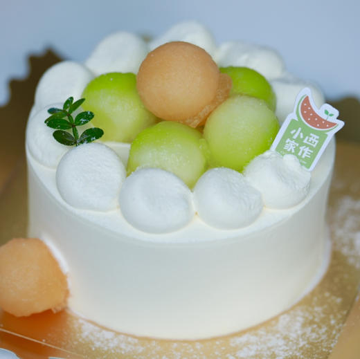 二人食玫珑蜜瓜半磅蛋糕 商品图1