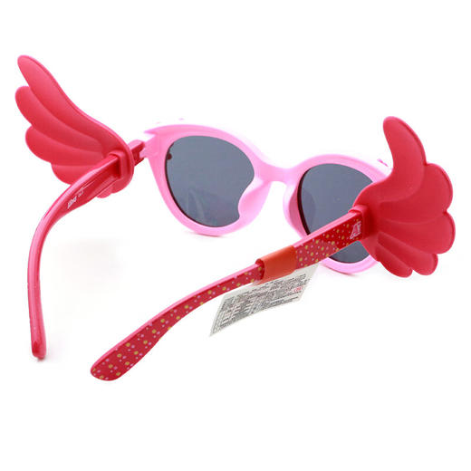 安比小翅膀可爱造型儿童太阳镜2-10岁女童墨镜防紫外线防强光遮阳镜21255 商品图4