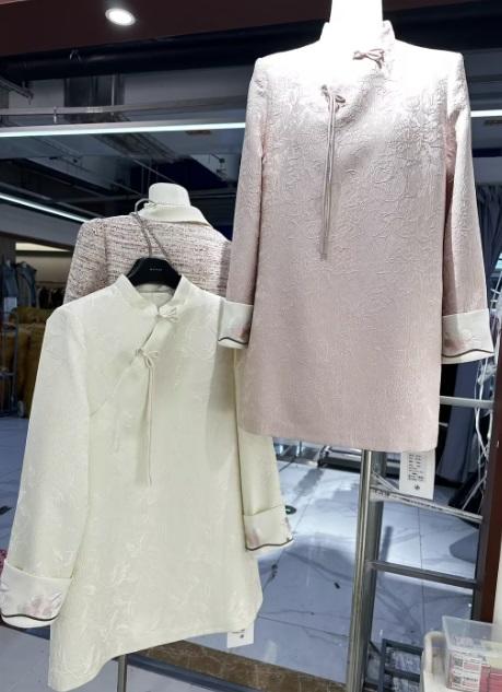 【门店同款】ENJOY春季云敛-桃夭国风改良旗袍裙 156803678 商品图0