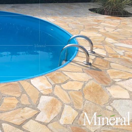 巴西石英岩乱型（黄色10~15片/平） 商品图6