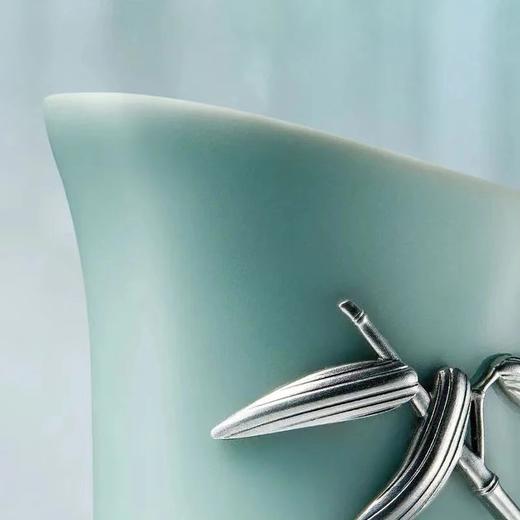 【工行】华夏问礼茶具套装 20克足银+青瓷 精美礼盒 送礼自用佳品 商品图8