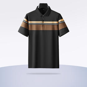 【新款DDP】大依优型大码翻领短袖Polo衫加肥加大男士大号弹力透气舒适夏季半袖