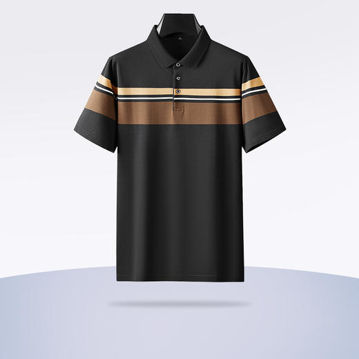 【新款DDP】大依优型大码翻领短袖Polo衫加肥加大男士大号弹力透气舒适夏季半袖 商品图0