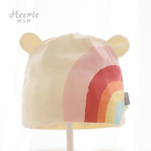 【可爱宝宝，户外出行帽！】胎帽婴儿帽子棉质新生儿帽子，初生儿婴儿帽子护囟门春秋双层四季款-lm！ 商品图11