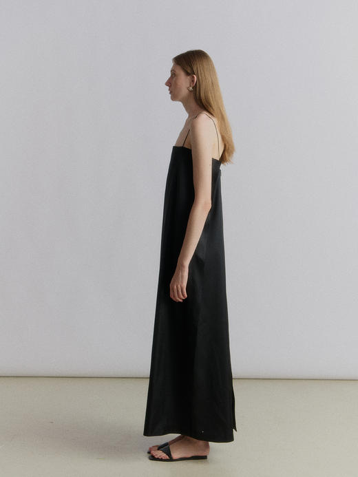 VC｜SS24017 Karys flap dress [ 吊带连衣裙  黑 / 香槟 ] 商品图2