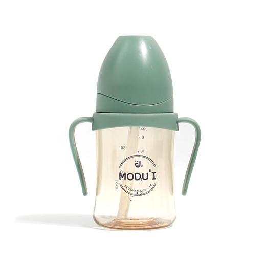 MODU'I 透明吸管水杯（圆盖） 薄荷绿（Mint） 商品图0