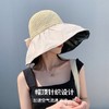 【多色可选，随心而搭！】黑胶防晒遮阳帽夏季女韩版大帽檐，可折叠渔夫帽防紫外线太阳帽子女，各种搭配随性所欲，简约单色凹出不同造型-QQ 商品缩略图1