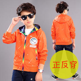 TZF-2024韩版新款中大童长袖上衣夹克