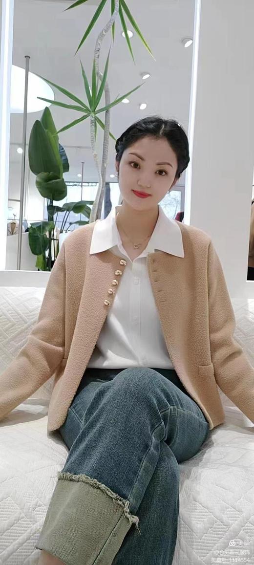 斯兰 衬衫领针织套头背心打底488819 商品图1