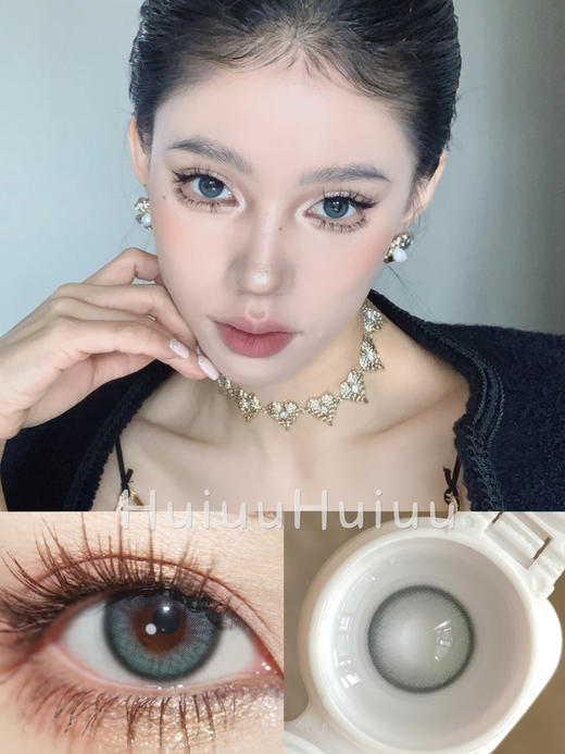 【大直径】KIKICON-蓝钻海岸-14.5mm【半年抛 0-1000度 无525/575】 商品图0