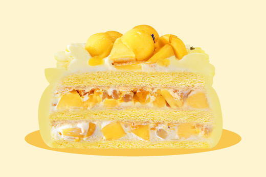 半糖丨芒果多多鲜奶糕 商品图1