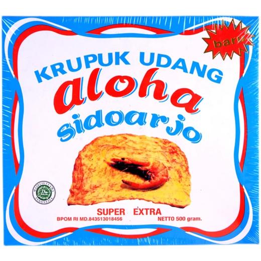 【中欧班列精选】印尼进口大虾片 阿罗哈虾味木薯片炸虾片500g龙虾片鲜虾片自己油炸 商品图1