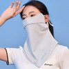 【升级护眼角防晒口罩护颈 夏防紫外线薄款】透气遮脸遮阳面纱 防晒面罩 商品缩略图5