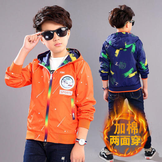TZF-2024韩版新款中大童长袖上衣夹克 商品图1