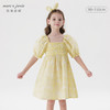 【送发箍】马克珍妮女童夏日繁花泡泡袖连衣裙儿童裙子夏装240681 商品缩略图0