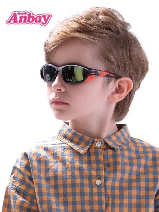 安比儿童太阳镜男童墨镜女童遮阳镜宝宝护眼墨镜2岁+儿童镜防紫外线防强光21206 商品图1