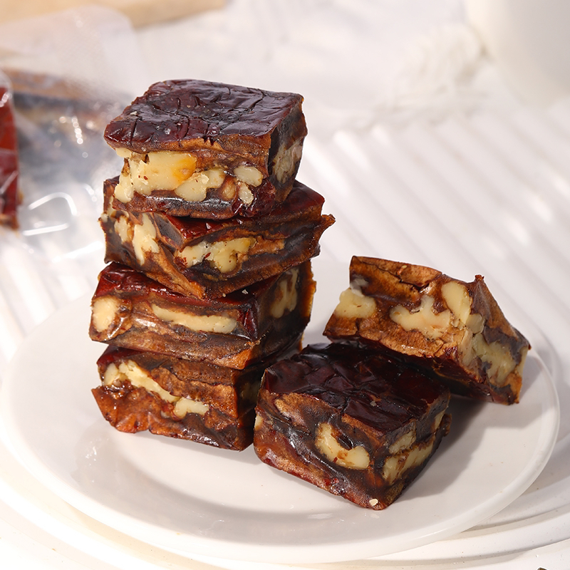 【下单后48小时发货】枣有机荟 有机红枣夹心派168g*3袋