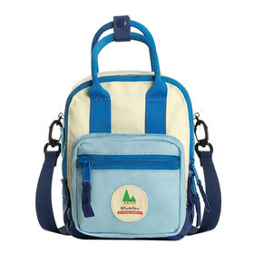 shukiku 方糖多功能迷你包-蓝风信子