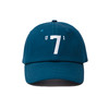 U17 7号绣花棒球帽 软顶孔雀蓝 商品缩略图0