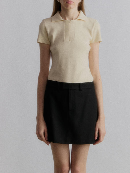 VC｜SS24074 Esha skirt with pocket [ 半身裙  卡其 / 黑 ] 商品图4