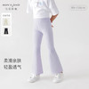 马克珍妮女童弹力罗纹运动瑜伽喇叭裤儿童裤子2024春夏新款240279 商品缩略图0