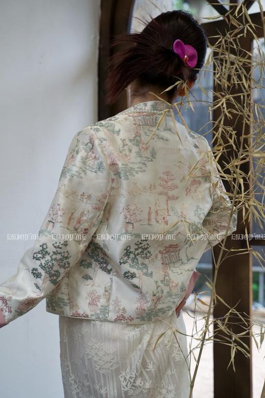 【门店同款】ENJOY春季云敛-亭台春色中式外套 156894346 商品图1