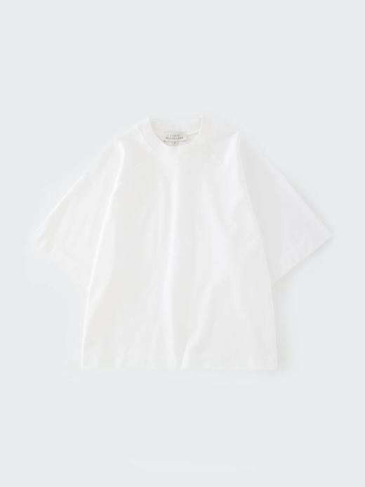 Studio Nicholson  白色/黑色NELSON插肩袖短袖T恤 商品图4