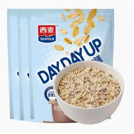 西麦奇亚籽混合谷物燕麦片450g袋即食营养冲调冲饮早餐燕麦片 商品图2