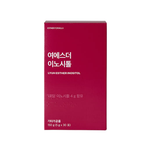【1盒/3盒】韩国EstherFormula艾思得女性肌醇5g*30片/盒 FX-A-2229-240425 商品图0