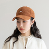 疯帽子 简约灯芯绒鸭舌帽 加宽帽檐显脸小棒球帽子女 通用款春季 商品缩略图1