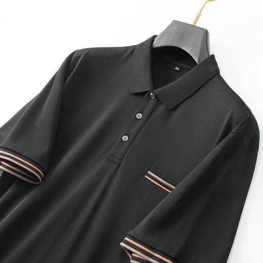 【新款DDA】大依优型大码短袖Polo衫翻领加肥加大男士大号弹力透气舒适夏季半袖透气 商品图2