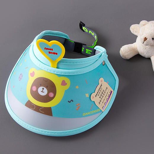 【卡通空顶帽，可爱不失实用！】儿童防晒帽夏季女童薄款遮阳帽，卡通男童空顶帽小孩太阳帽宝宝帽子-lm！-ry 商品图3