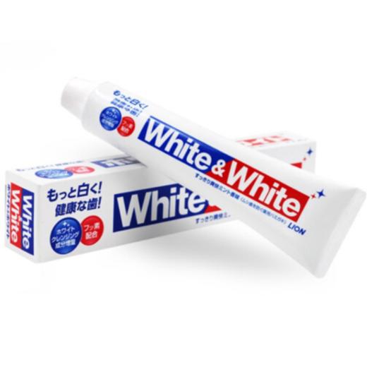 狮王WHITE&WHITE美白牙膏150g*2支 商品图0