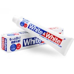 狮王WHITE&WHITE美白牙膏150g*2支