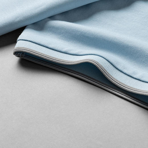 【恬妈推荐】【含桑蚕丝】罗蒙男士夏季商务休闲polo衫男短袖男士t恤短袖polo衫 商品图6