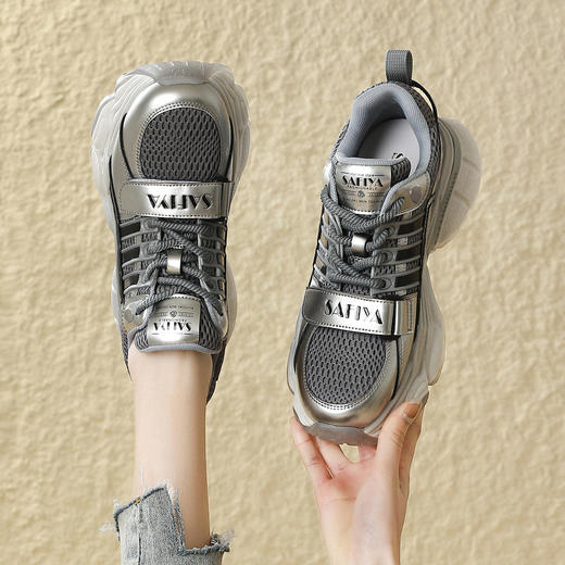 品质好货 | Safiya/索菲娅2024新款春季百搭厚底运动休闲老爹鞋 SF41112729 商品图5