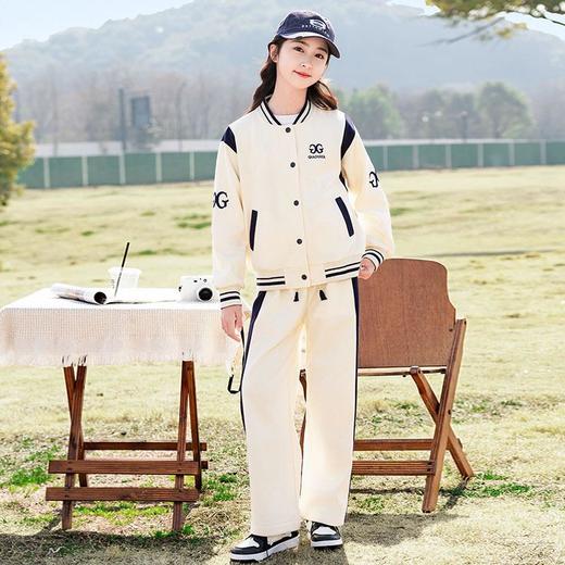 女童套装春秋2024新款洋气儿童春装中大童运动休闲网红两件 商品图2