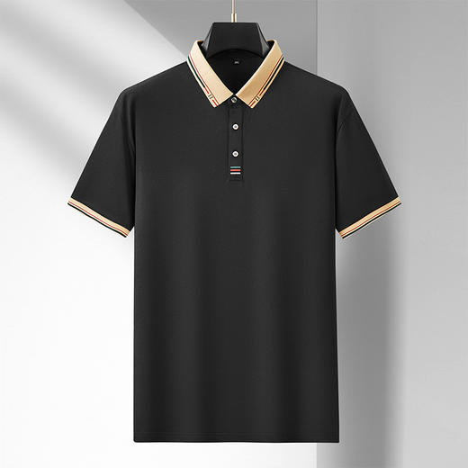 【新款DDA】大依优型大码短袖Polo衫翻领加肥加大男士大号弹力透气舒适夏季半袖透气 商品图1