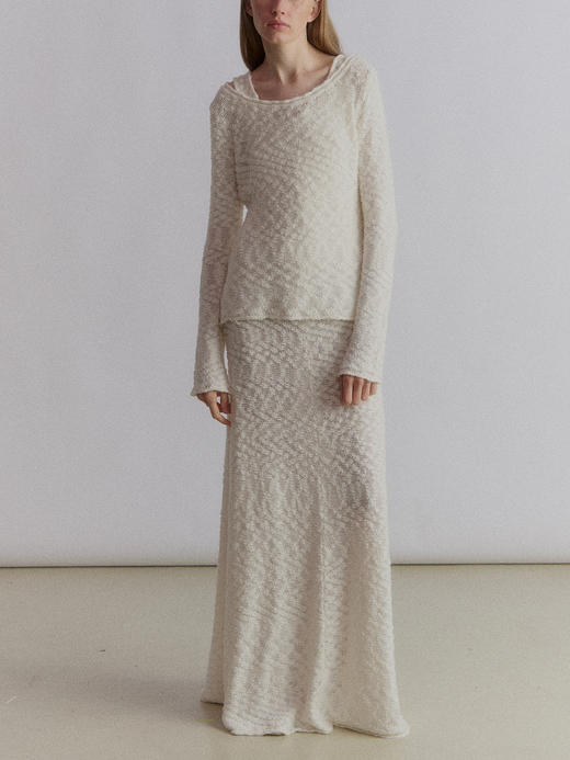 VC｜SS24038 Philou knit top  [ 上衣  白  ] 商品图3