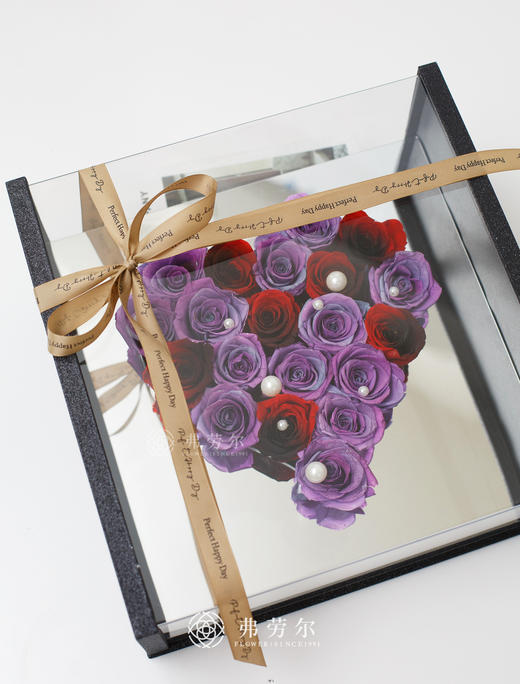 【永不凋谢】镜面之心永生花 商品图2