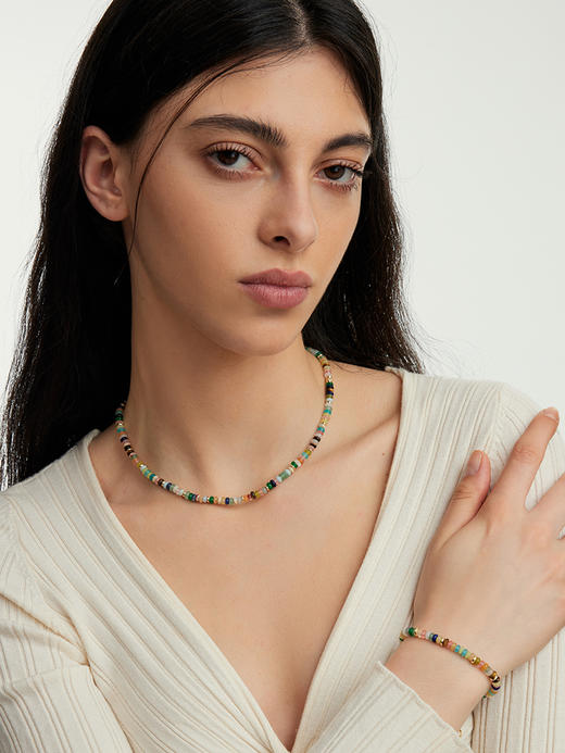 【E】ARSIS秘密花园系列彩虹守护串珠项链/彩虹守护串珠手链 商品图2