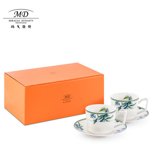 【春上新】10楼玛戈隆特    4头咖啡杯碟-水木年华      吊牌价688元    活动价482元 商品图5