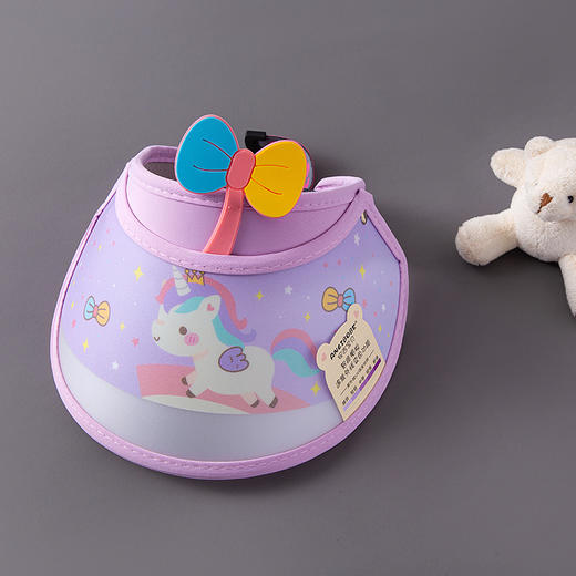 【卡通空顶帽，可爱不失实用！】儿童防晒帽夏季女童薄款遮阳帽，卡通男童空顶帽小孩太阳帽宝宝帽子-lm！-ry 商品图5