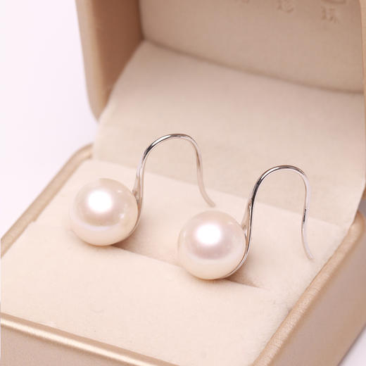 美裕 925银淡水珍珠耳钉 11-12mm 106702Z 商品图2