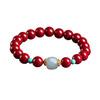 天然和田玉转运珠朱砂手串 商品缩略图4